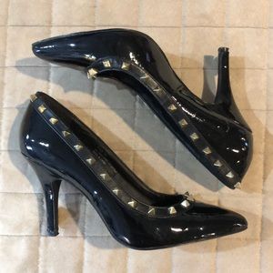 Steve Madden Black Studded Heels